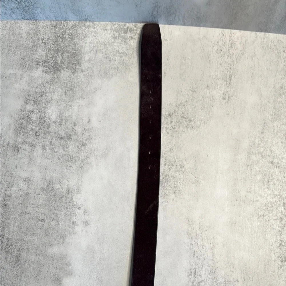 Salvatore Ferragamo Black Leather Belt